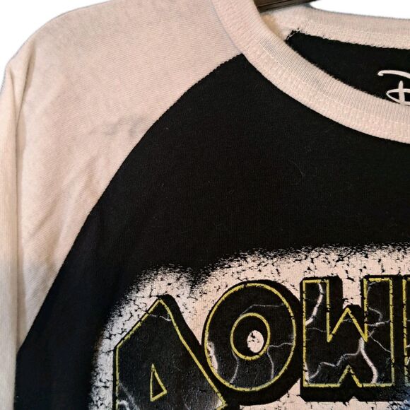 Disney A Goofy Movie Powerline Electric Raglan 3/4 Sleeve Unisex Adult XXL 2XL - Picture 2 of 7